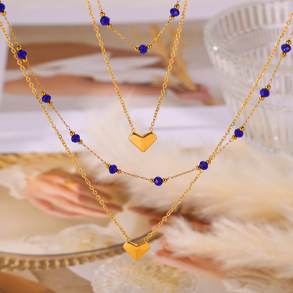 Double-Layered Heart Necklace