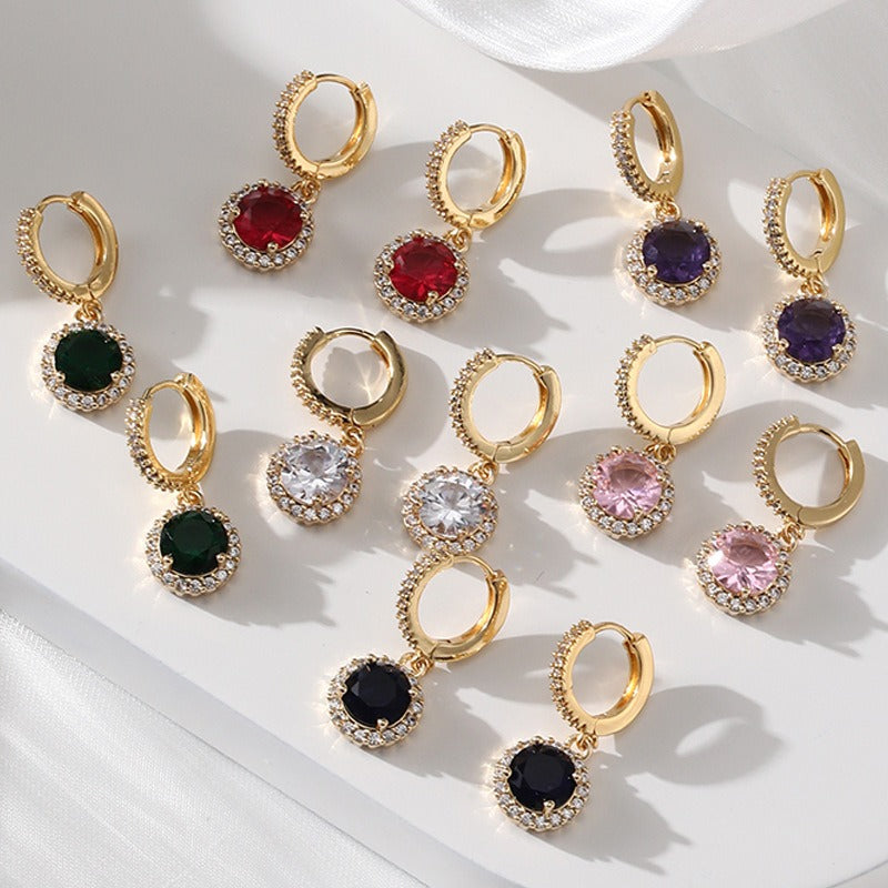 Sparkling Diamond Earrings