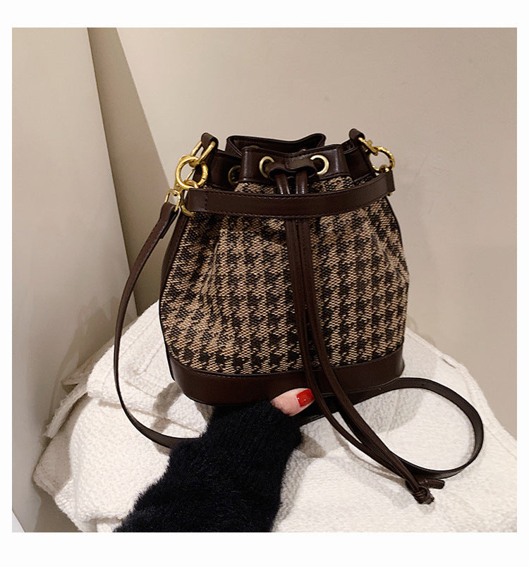 Retro & Leopard Print Crossbody Bag