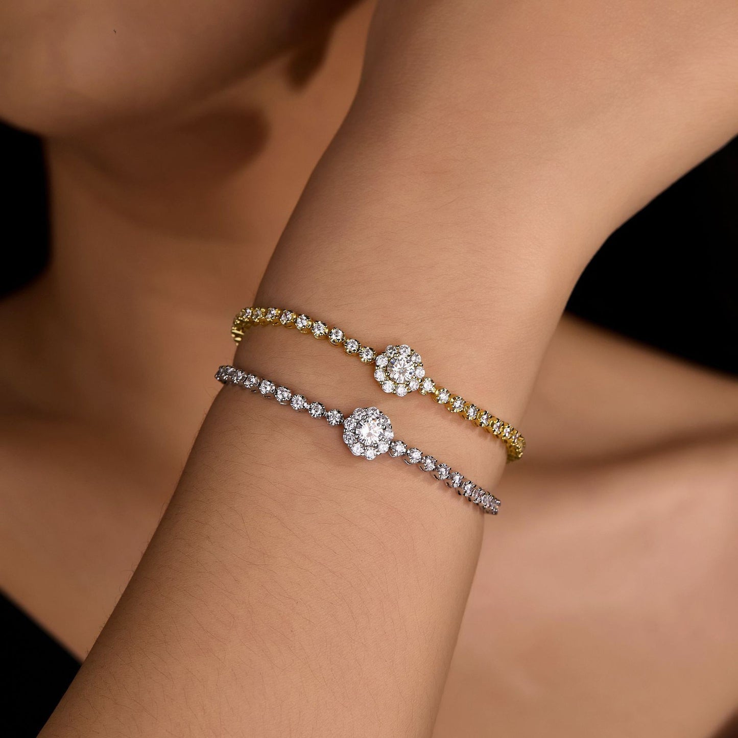 White Gold Diamond Bracelet