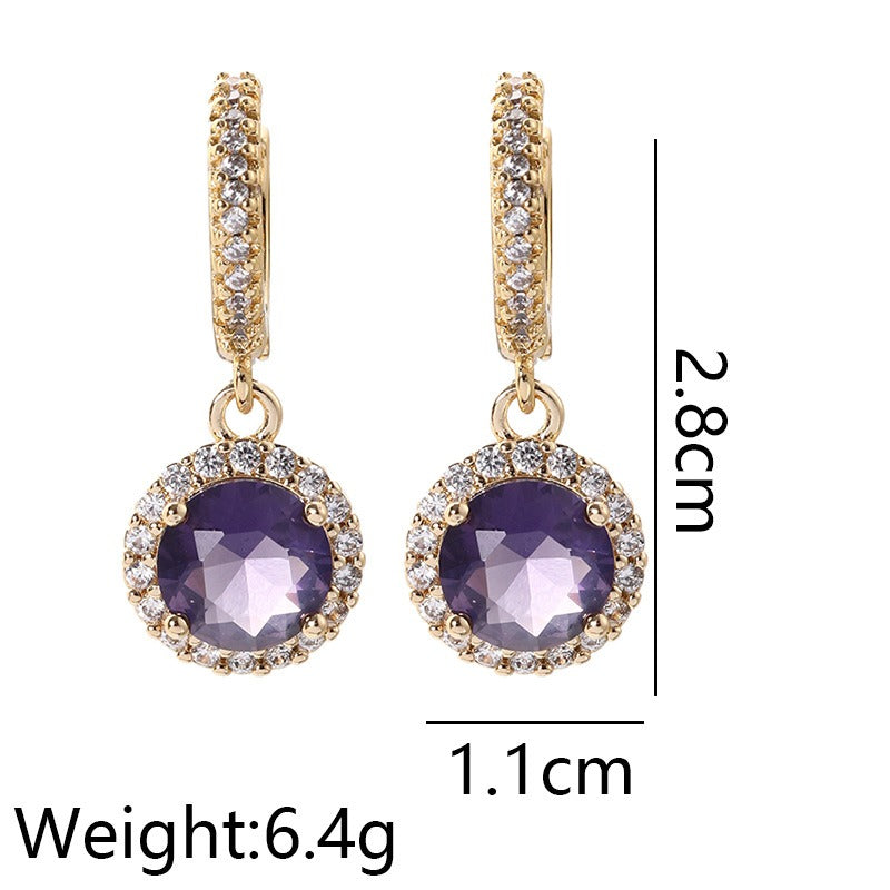 Sparkling Diamond Earrings