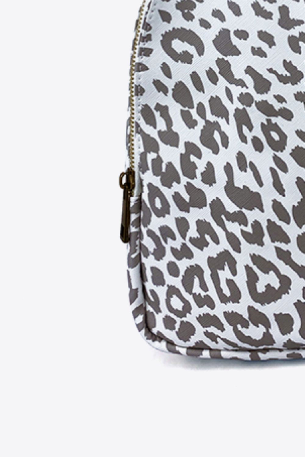 Leopard Leather Sling Bag