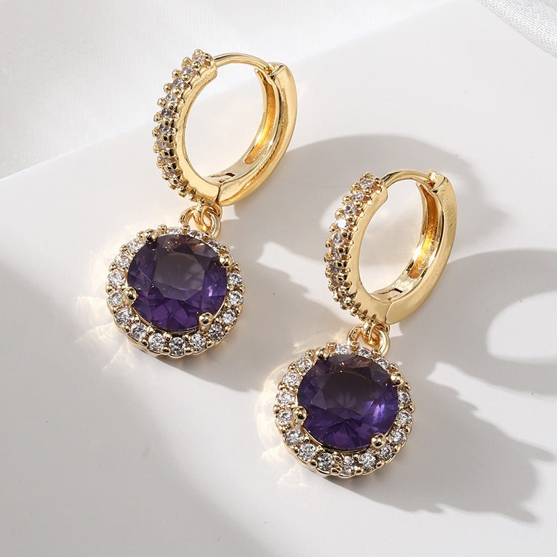 Sparkling Diamond Earrings