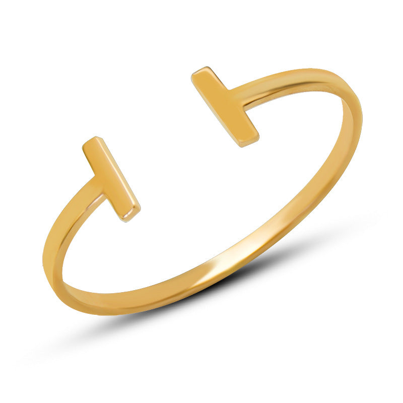 T-Shaped Open Bracelet