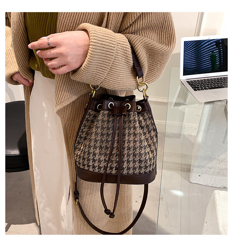 Retro & Leopard Print Crossbody Bag