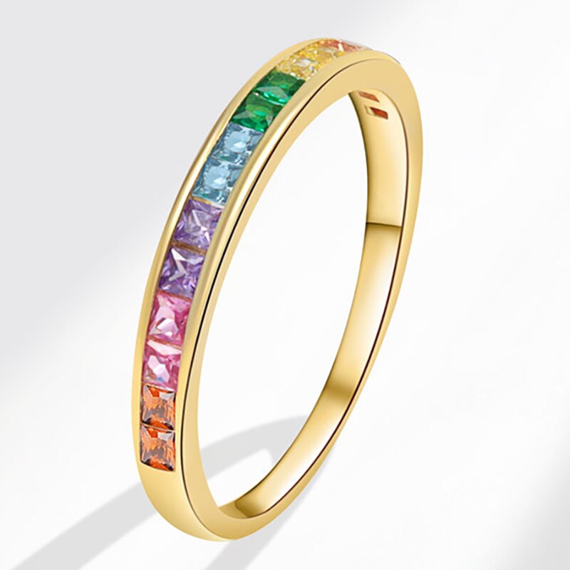 Gold Multicolor Ring