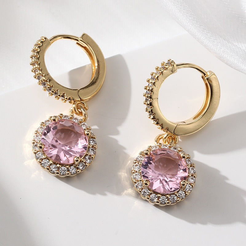 Sparkling Diamond Earrings