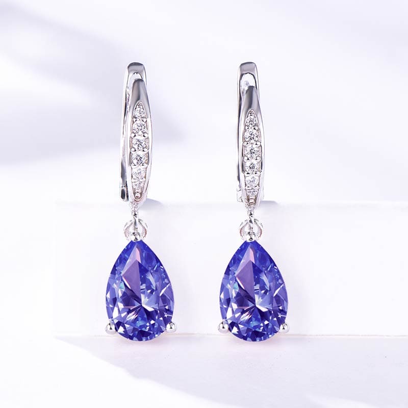 Gemstone Diamond Earrings