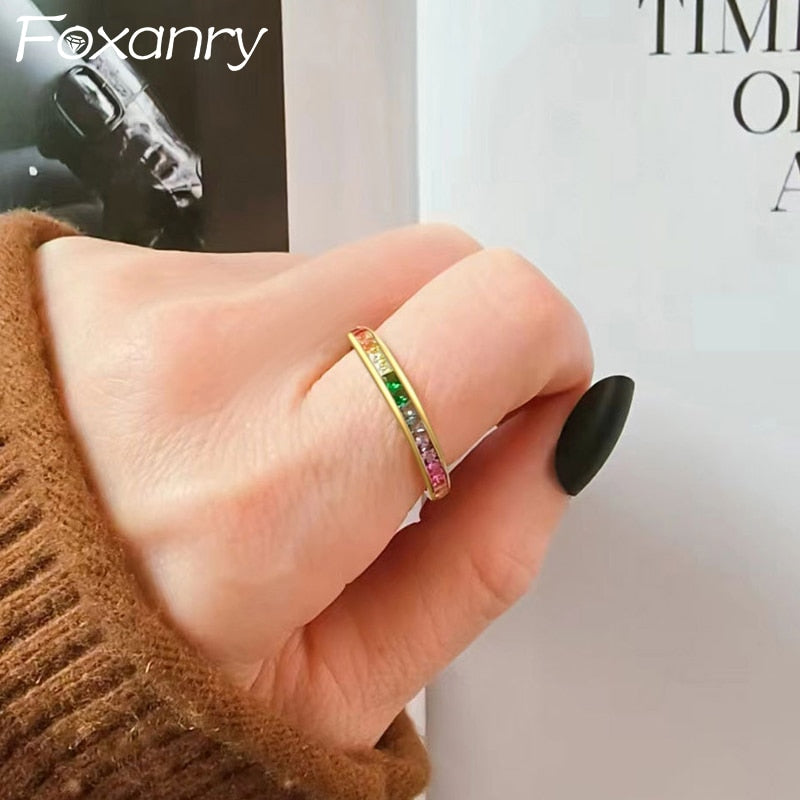 Gold Multicolor Ring