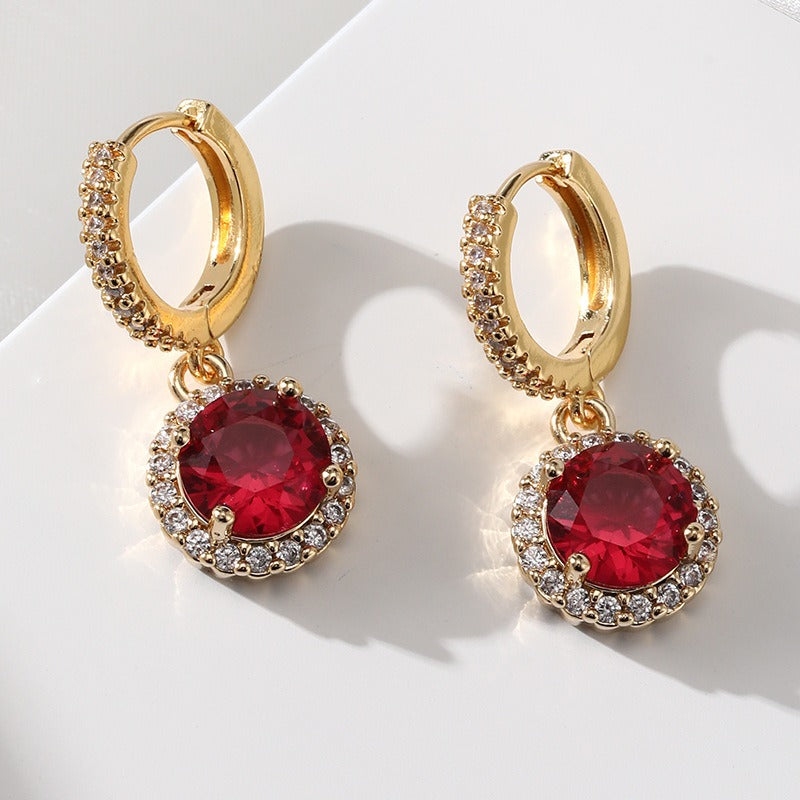 Sparkling Diamond Earrings