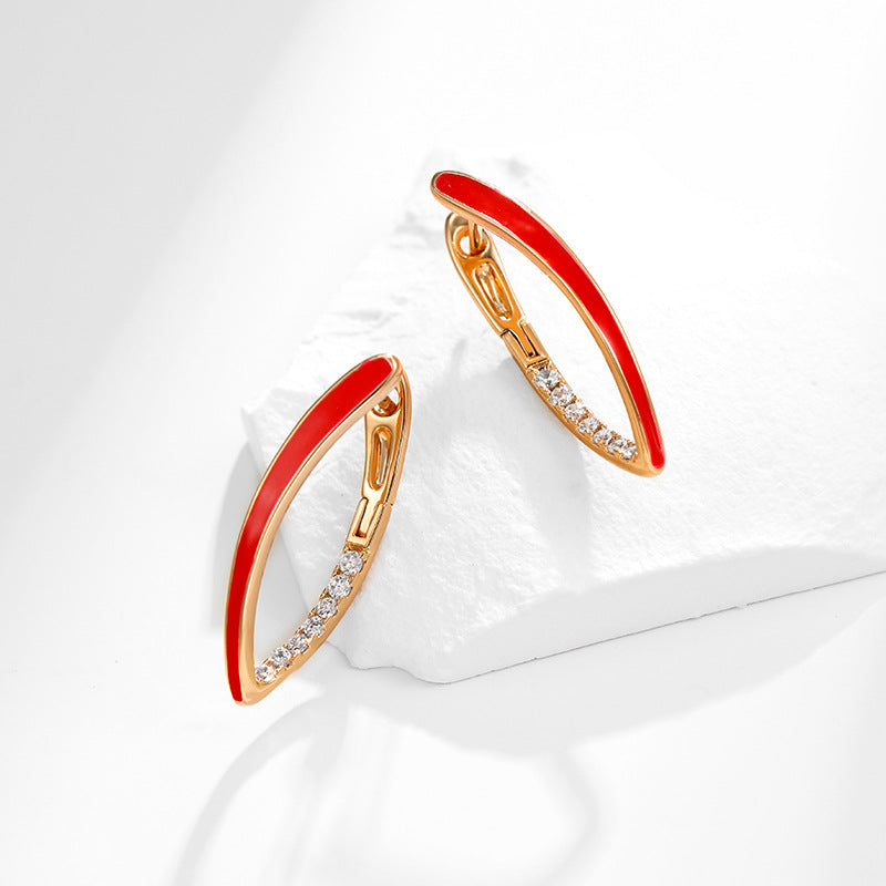 V-Shaped Exaggerated Earrings