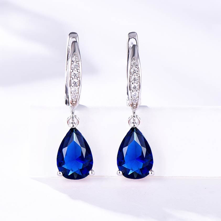 Gemstone Diamond Earrings