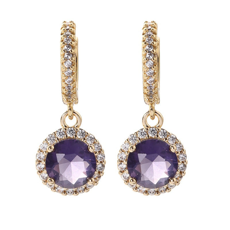 Sparkling Diamond Earrings