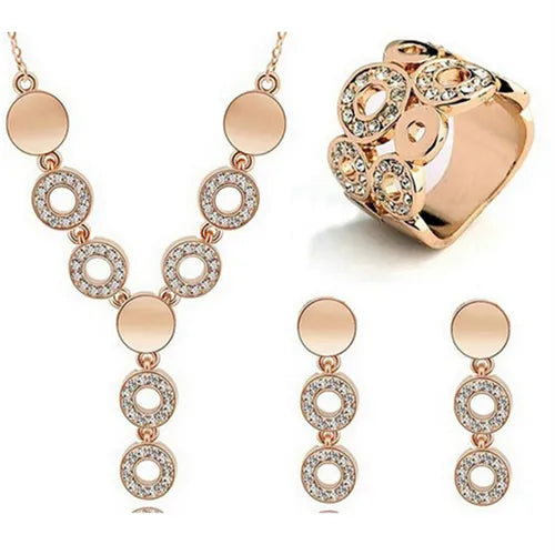 Classy Sparking Necklace Set