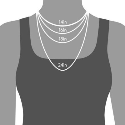 18K Gold Triangle Necklace
