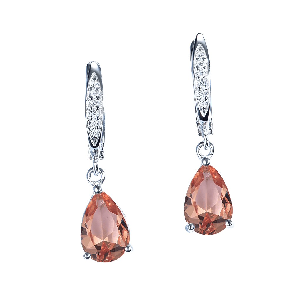 Gemstone Diamond Earrings