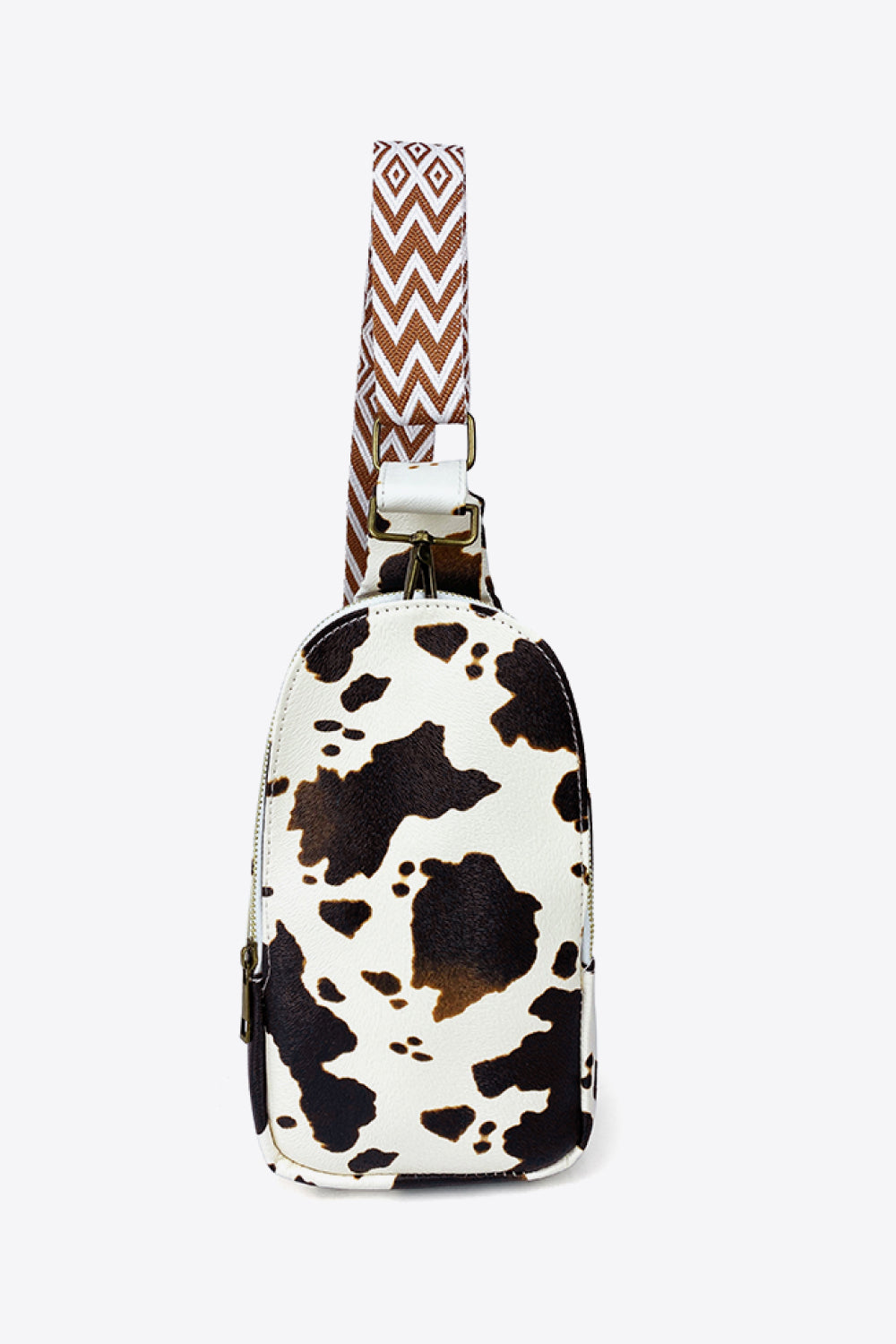 Leopard Leather Sling Bag