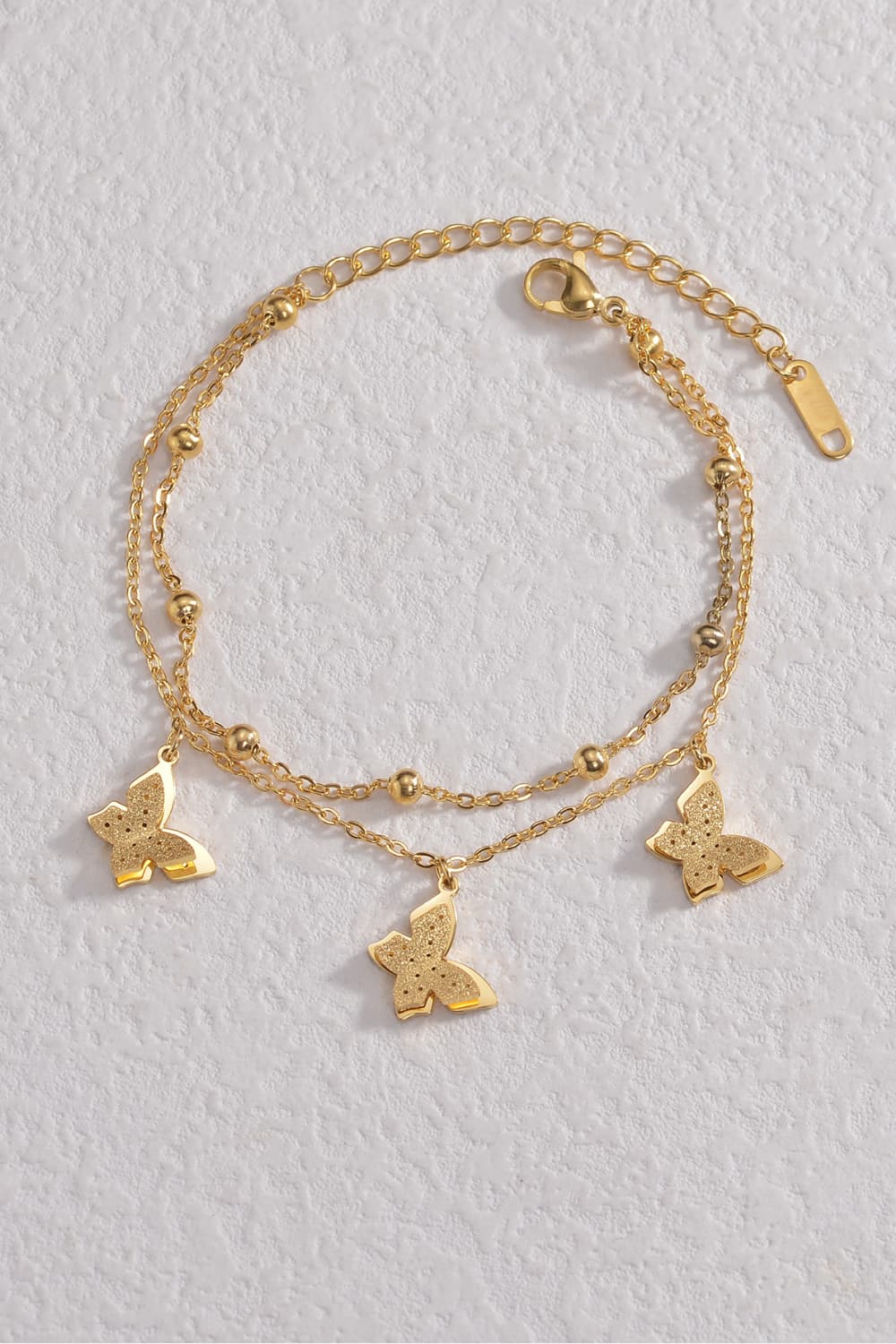 Butterfly Double-Layered Bracelet