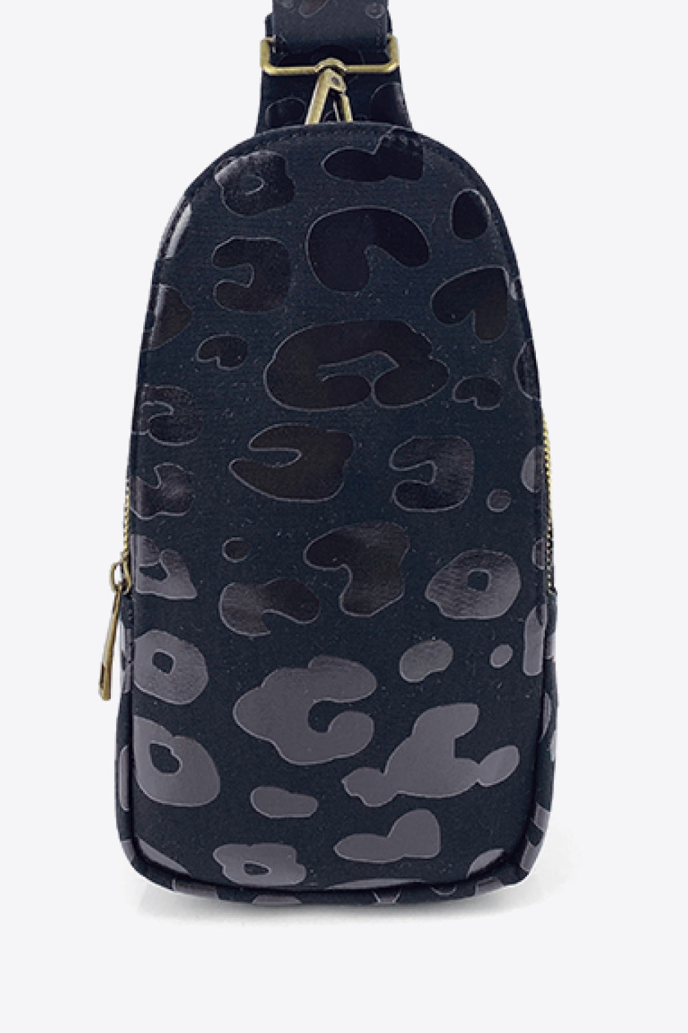Leopard Leather Sling Bag