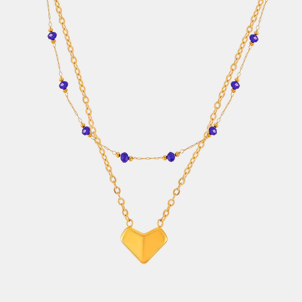 Double-Layered Heart Necklace