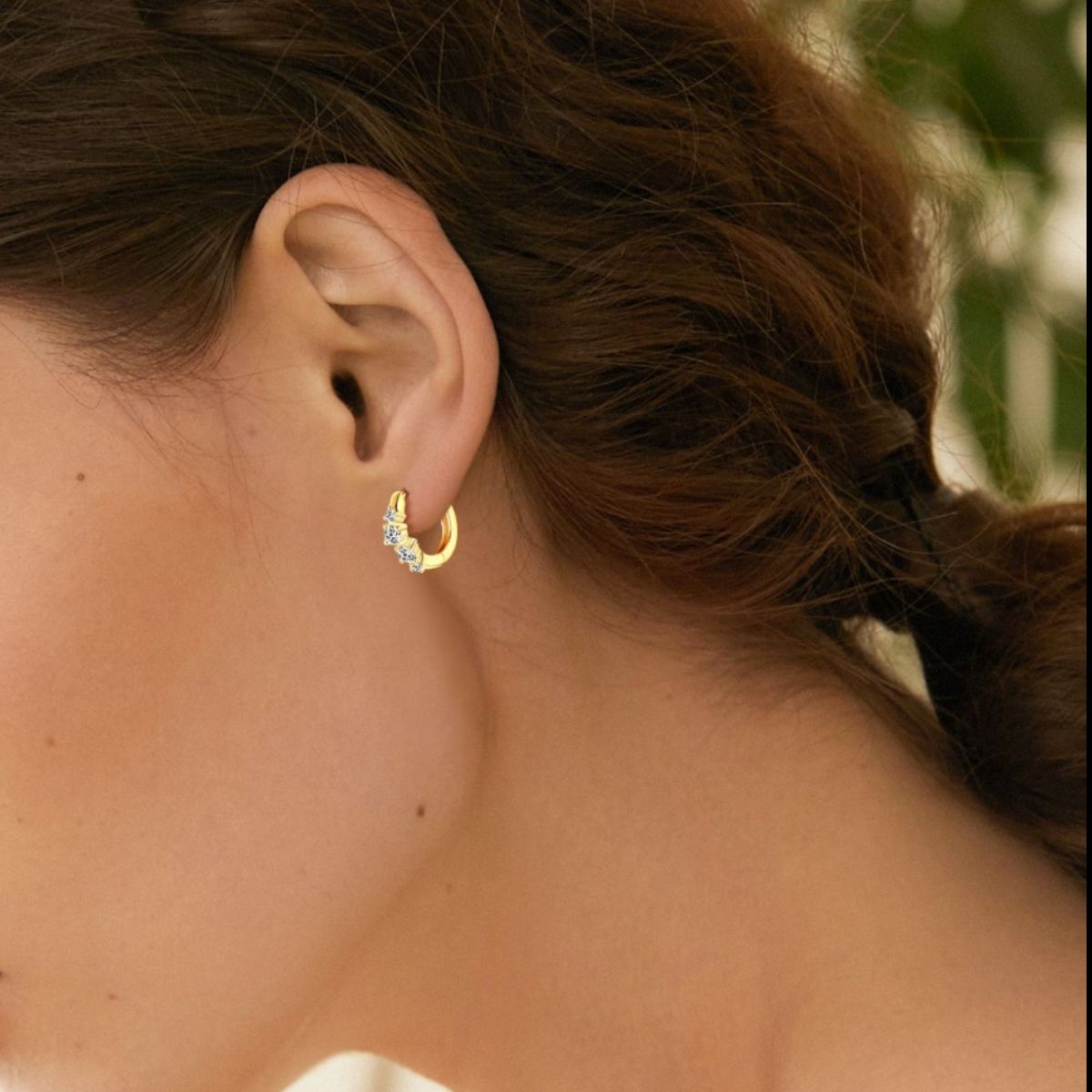 Gold Huggie Earrings