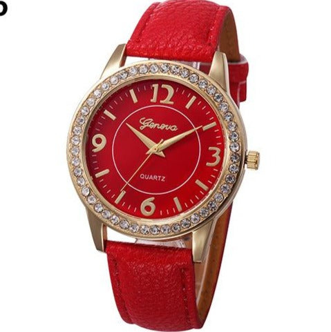 Women Rhinestone Wrist Watch