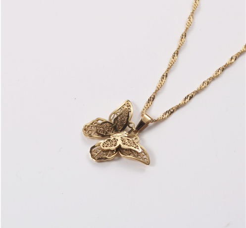 Butterfly Statement Necklaces