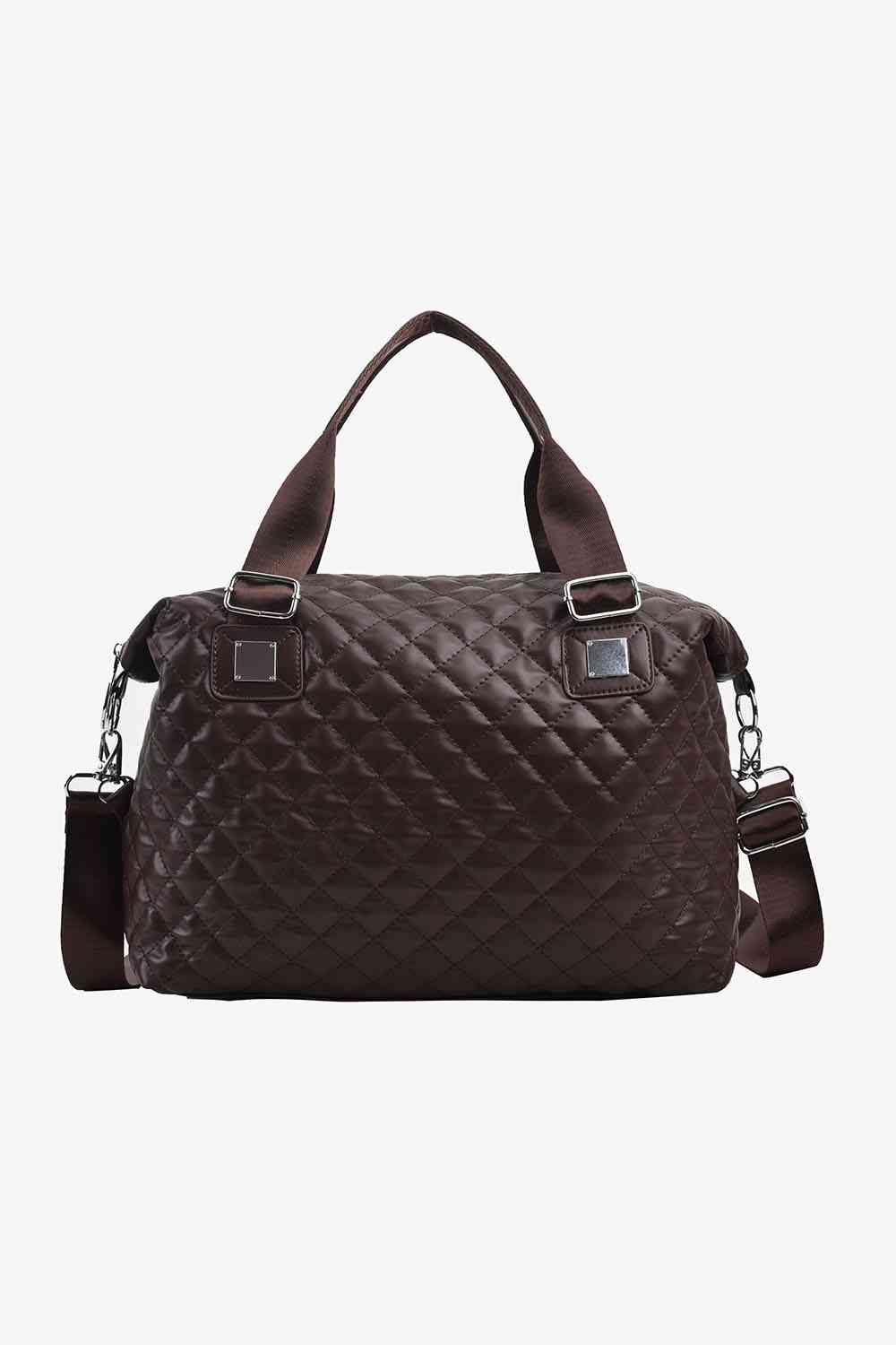 Block Broad Leather Handbag