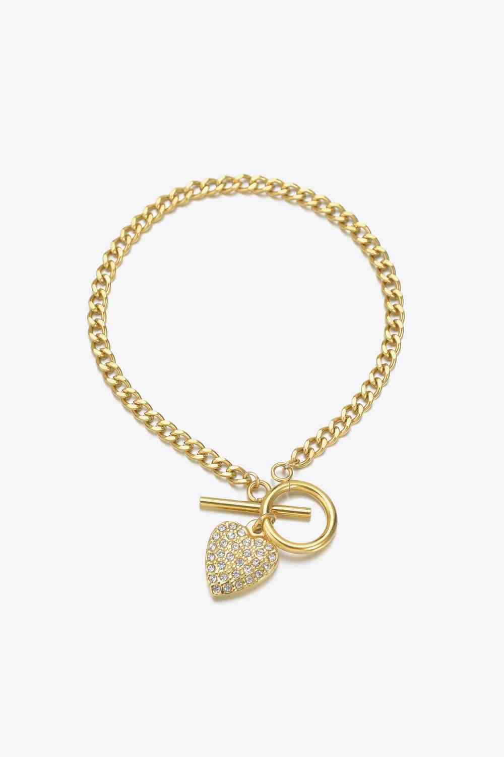 Gold Heart Bracelet