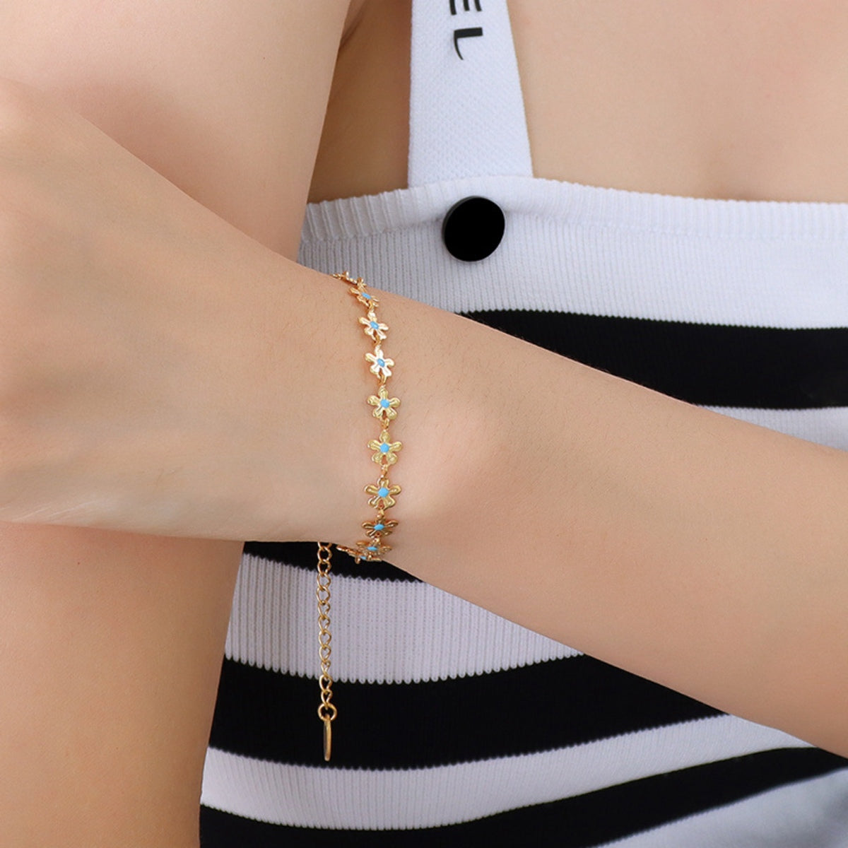 Drip Flower Bracelet