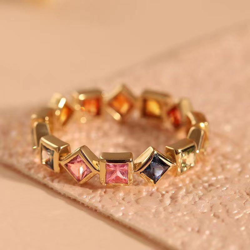 Multi-color Gold Ring