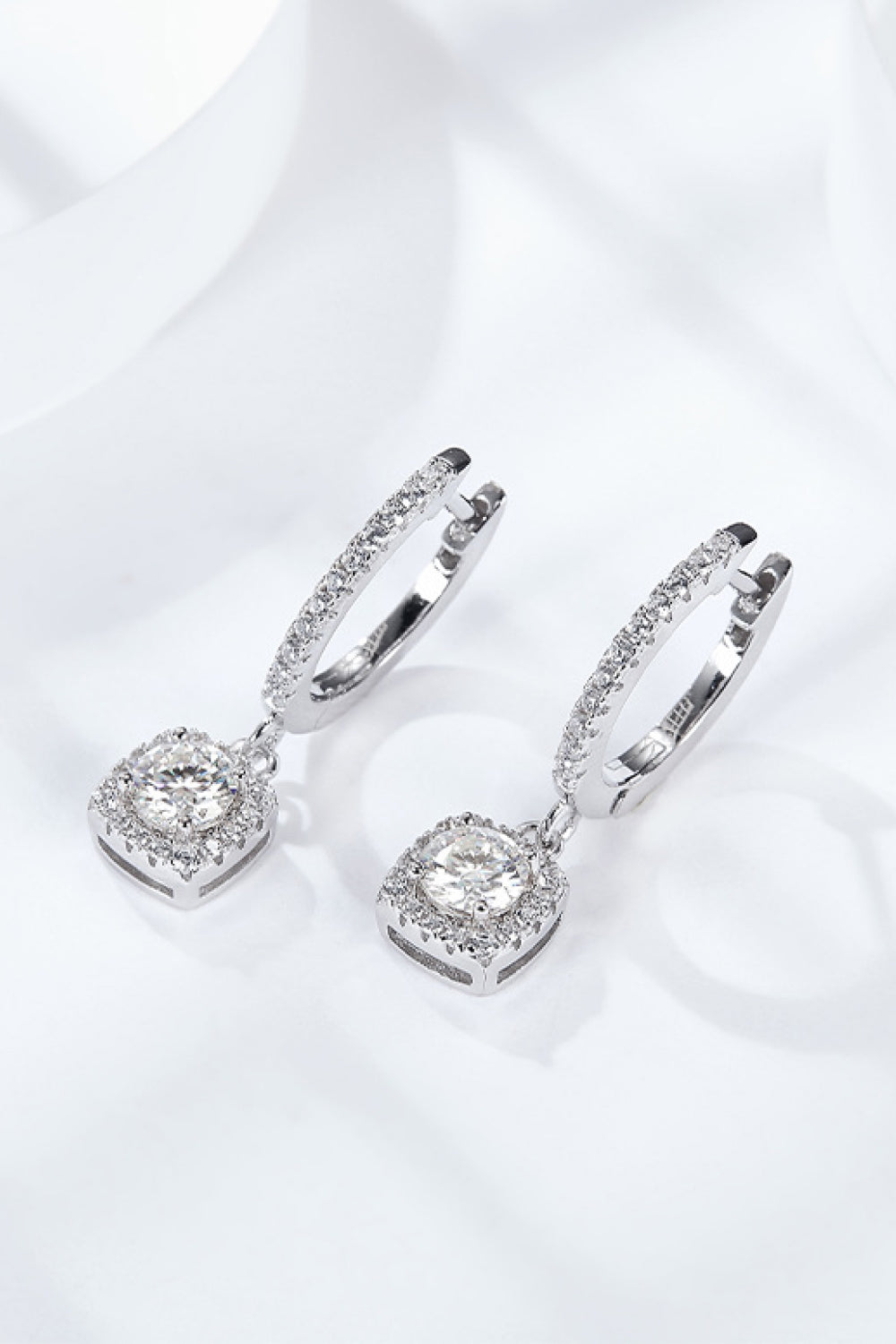 Huggie Drop Earrings