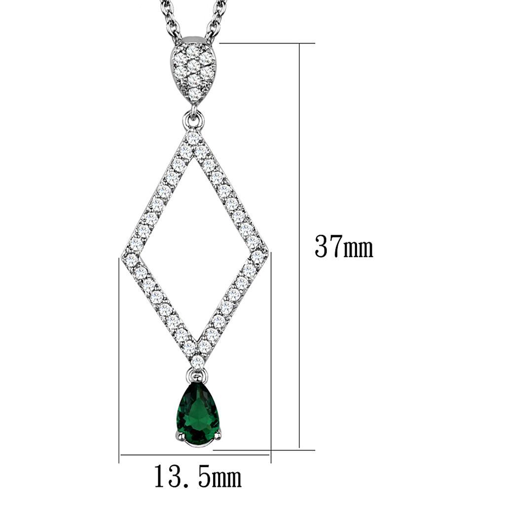 Emerald Diamond Necklace