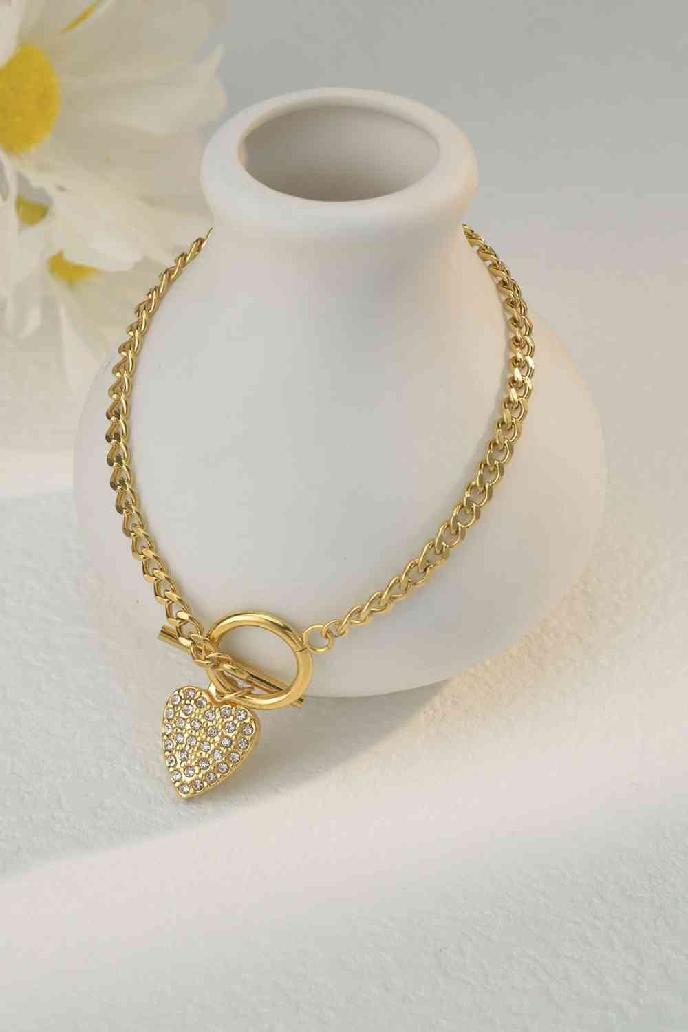 Gold Heart Bracelet