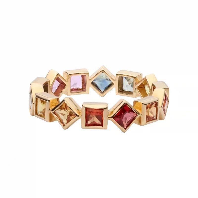 Multi-color Gold Ring