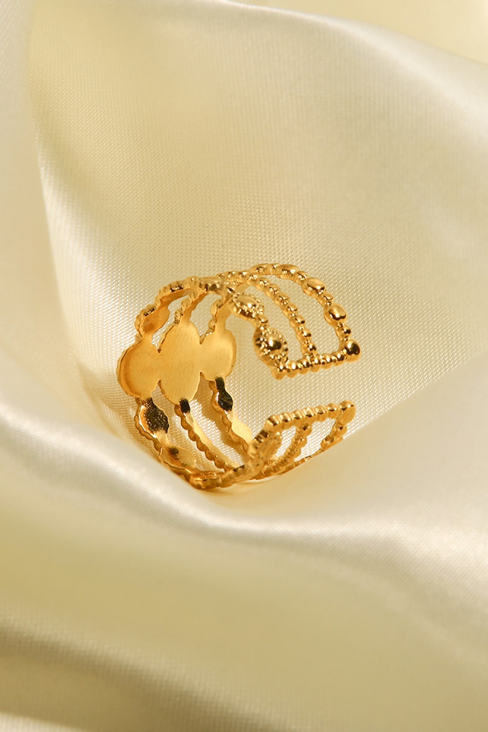 Triple-Layered Open Ring