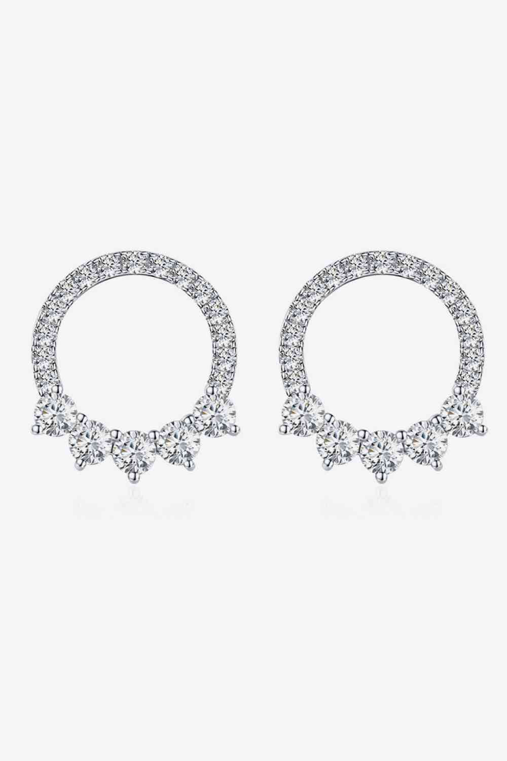 Platinum-Diamond Earrings