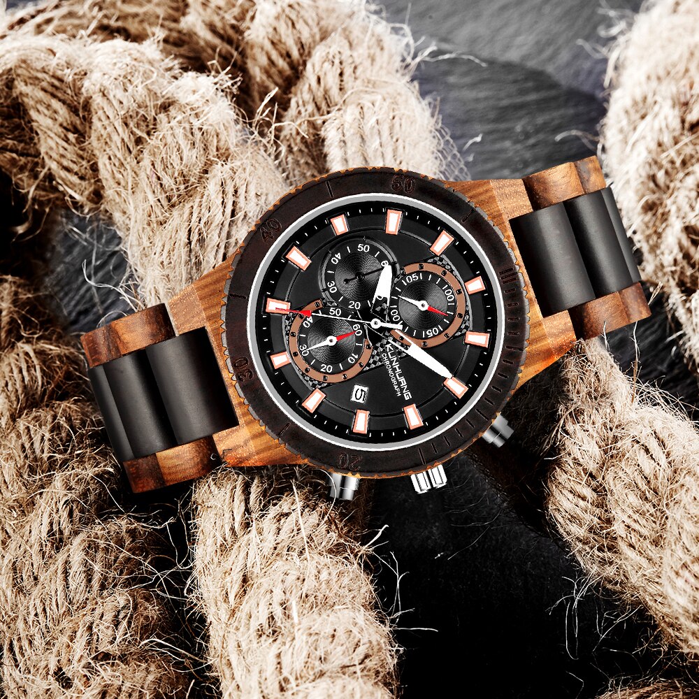 Men Bamboo Watch