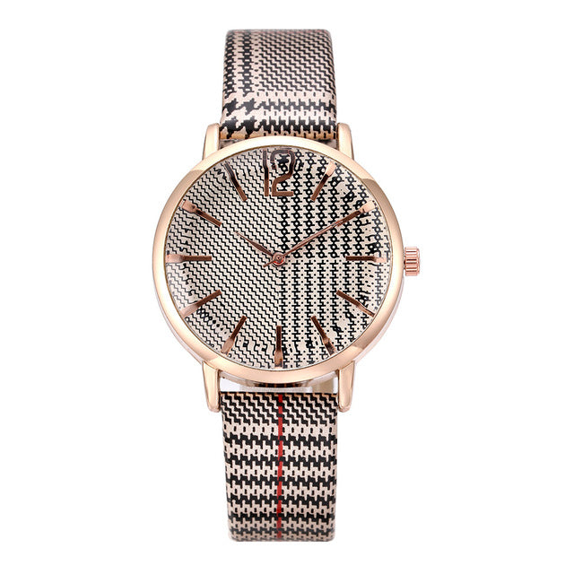 Women Goddess Casual Leather Watch