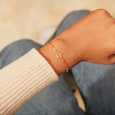 Gold Crown Bracelet