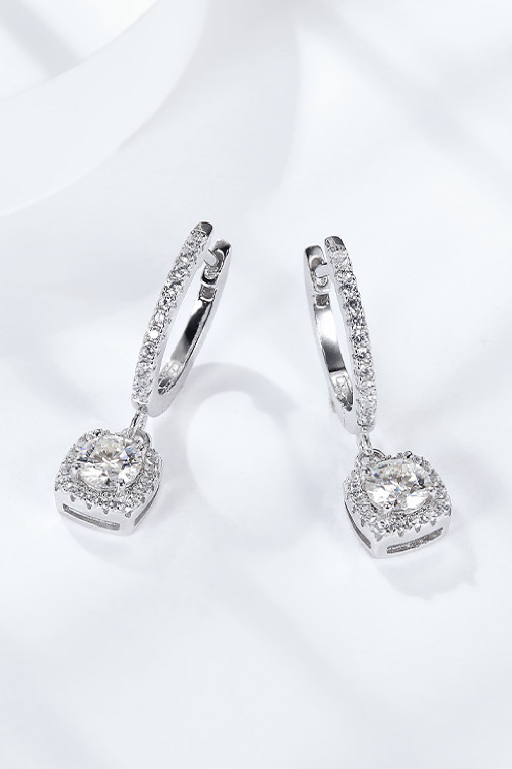 Huggie Drop Earrings