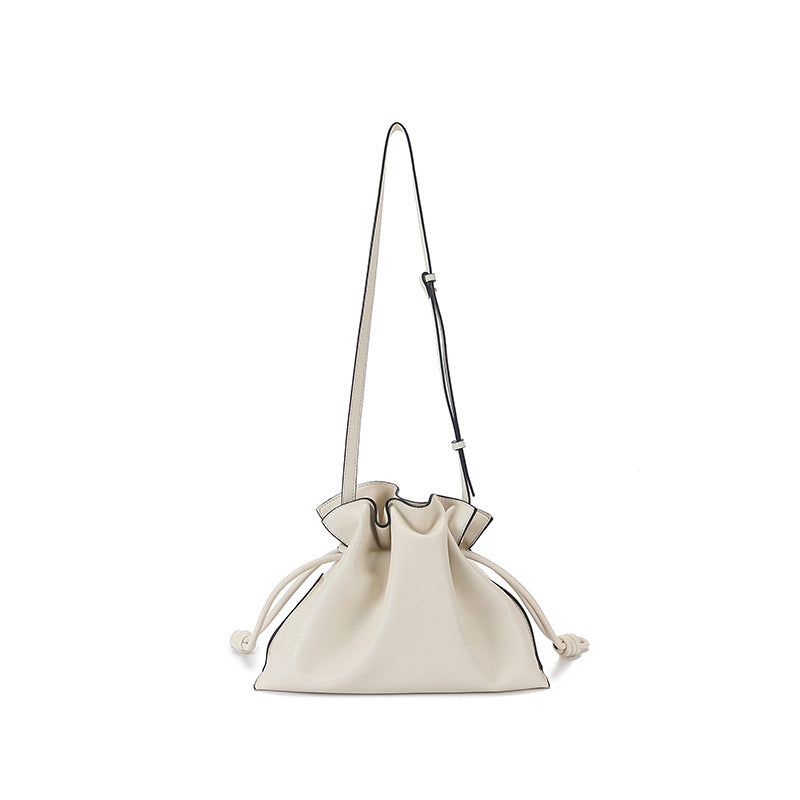 Crossbody Bucket Leather Shoulder Bag