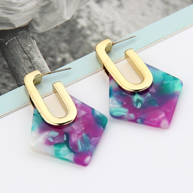 Vintage Hollow Drop Earrings