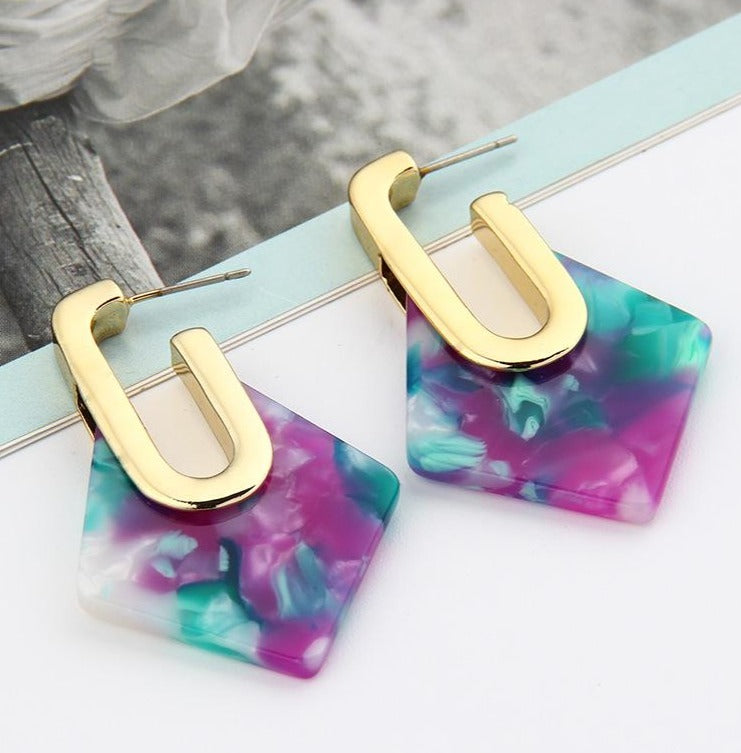 Vintage Hollow Drop Earrings