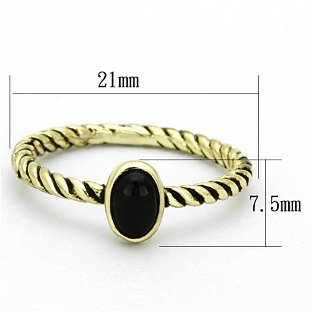 Oval Onyx Ring