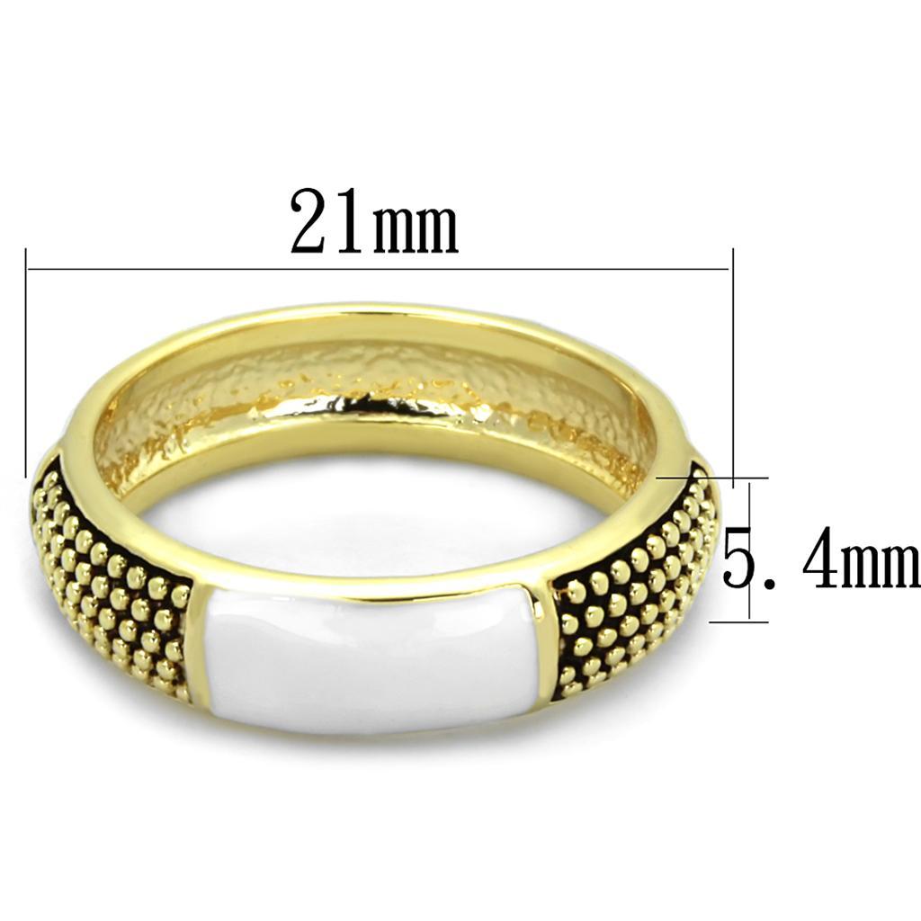 Classy White & Gold Ring