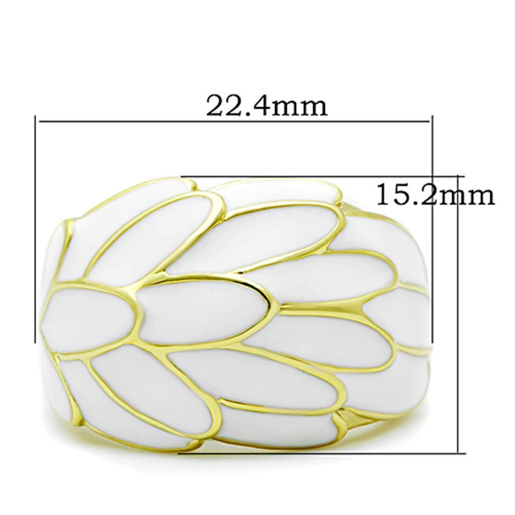 Bella Boom Gold & White Ring