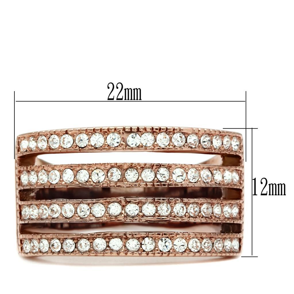Rose Gold Unique Ring