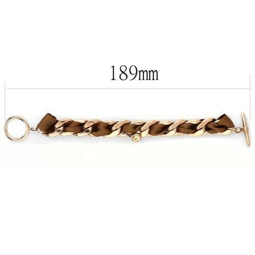Rose Gold Light Brown Bracelet