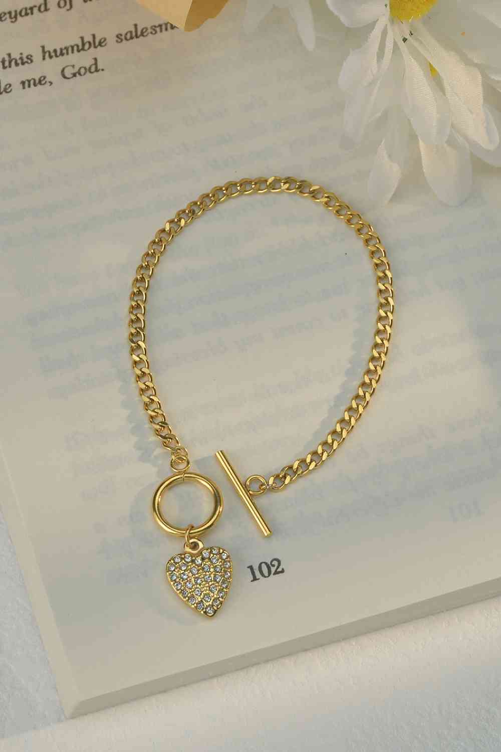 Gold Heart Bracelet